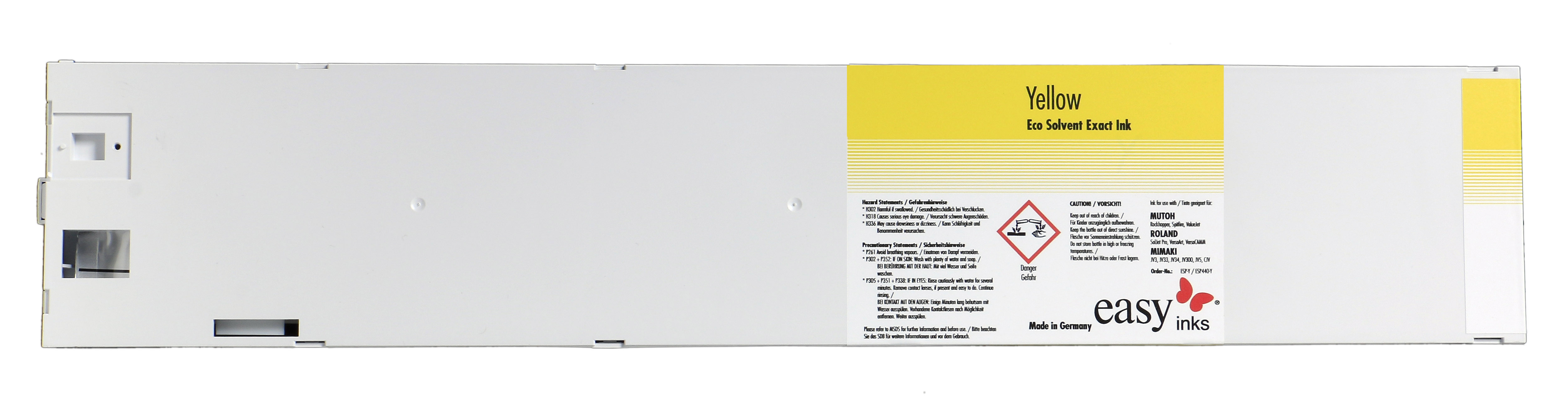 easy Eco Solvent Exact Tinte für Mutoh Rockhopper II, III und Spitfire, 440ml Kartusche, inkl. Smart Card