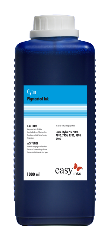 Epson Stylus Pro 4900,7700,7710,7890,7900,7910,9700,9710,9890,9900,9910 kompatible Ultrachrome K3 HDR Tinte, 1 Liter Flasche