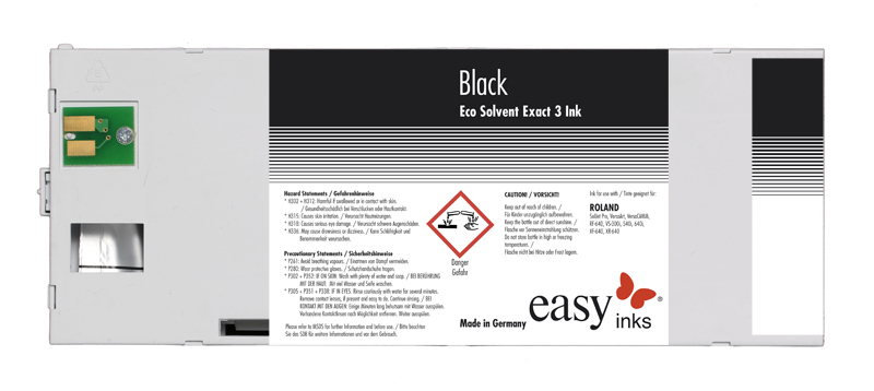 easy Eco Solvent Exact 3 Tinte für Roland mit ECO-SOL MAX 3, 220ml Kartusche
