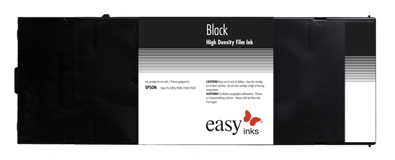 Schwarze High Density Hybrid Dye/Pigment Siebdruck Tinte für Epson Stylus Pro 4880, 220ml Kartusche