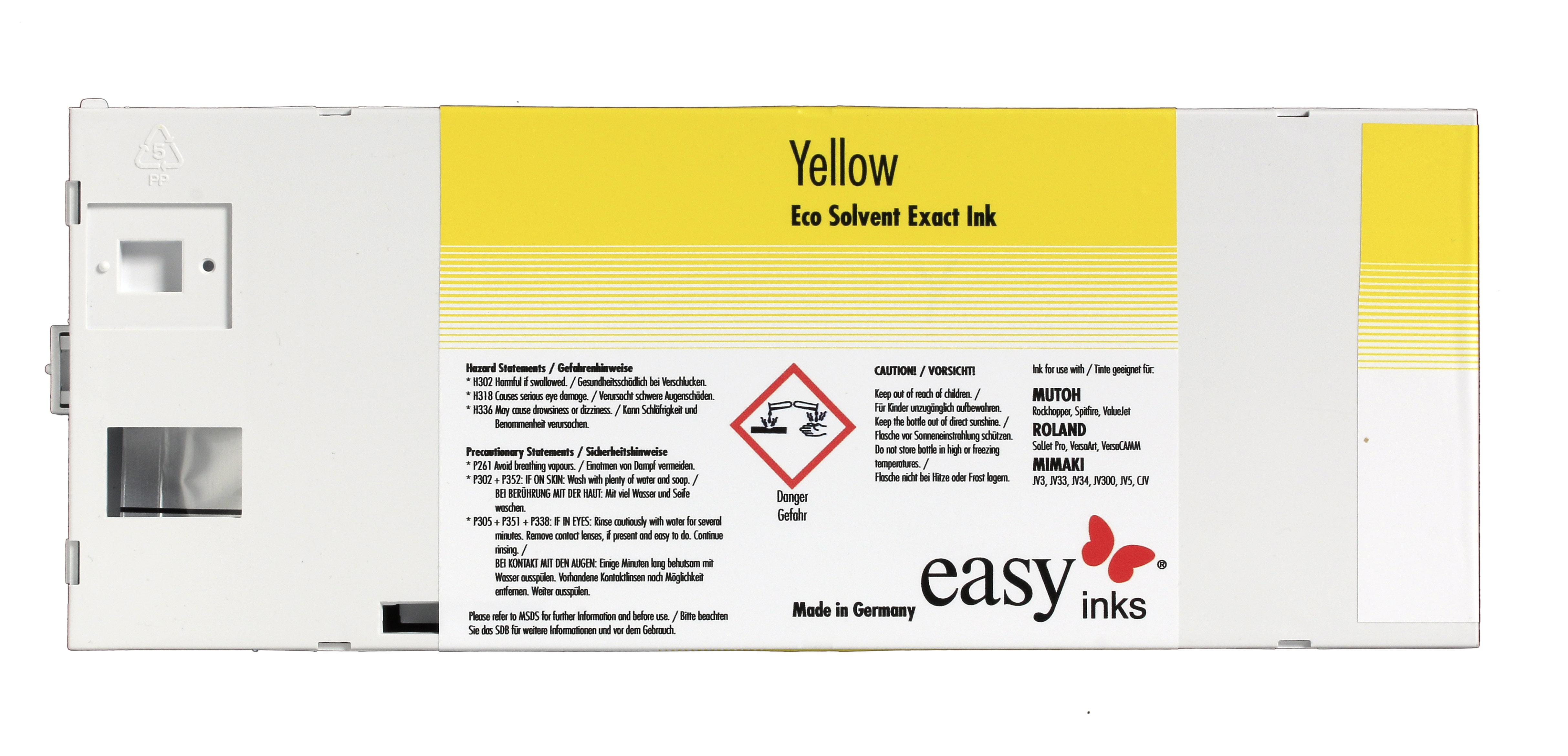 easy Eco Solvent Exact Tinte für Mutoh ValueJet, 220ml Kartusche, inkl. Smart Card